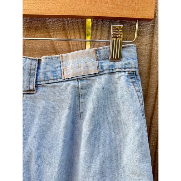 SUNSET BLUES VINTAGE DENIM SHORTS - Picture 4 of 6